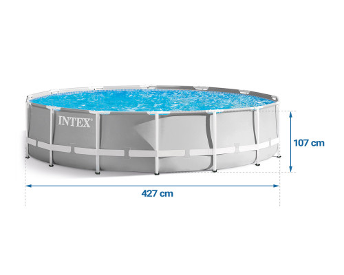 Садовий каркасний басейн 427 x 107 см 12in1 INTEX 26720GN