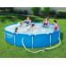 Басейн каркасний Bestway 305 x 76 см в комплекті з насосом 56679, блакитний