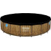 Басейн каркасний Bestway з аксесуарами 549 x 122 см - коричневий