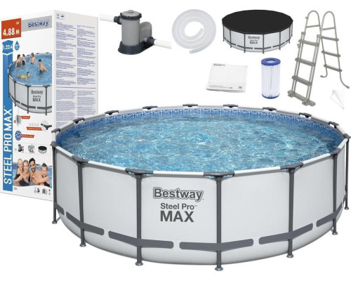 Басейн каркасний 10в1 Bestway 5612Z, 488 x 122 см Басейн каркасний 10в1 Bestway 5612Z, 488 x 122 см