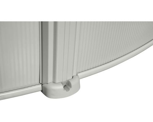 Басейн каркасний Bestway Hydrium 460 x 460 x 120 см, світло-сірий