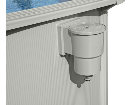 Басейн каркасний Bestway Hydrium 460 x 460 x 120 см, світло-сірий
