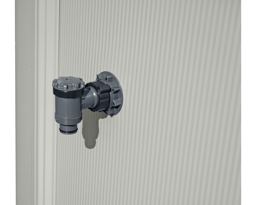 Басейн каркасний Bestway Hydrium 460 x 460 x 120 см, світло-сірий