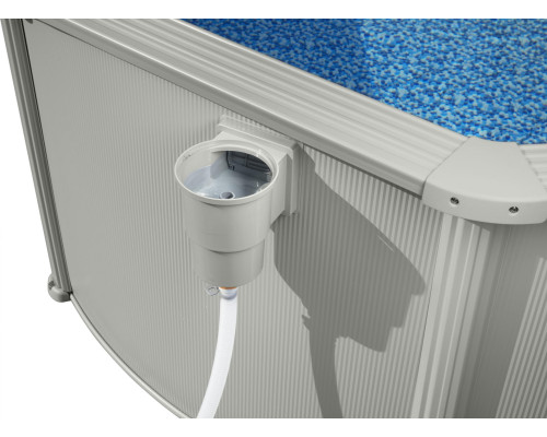 Басейн каркасний Bestway Hydrium 460 x 460 x 120 см, світло-сірий