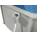 Басейн каркасний Bestway Hydrium 460 x 460 x 120 см, світло-сірий