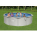 Басейн каркасний Bestway Hydrium 460 x 460 x 120 см, світло-сірий