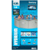 Басейн каркасний Bestway Hydrium 460 x 460 x 120 см, світло-сірий