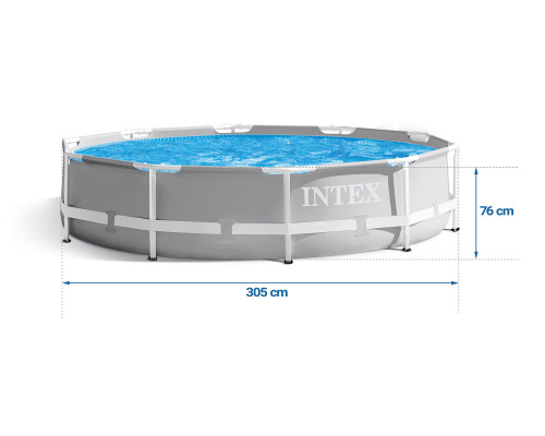 Басейн каркасний 15в1 INTEX 26702, 305 х 76 см + машина для створення бульбашок Басейн каркасний 15в1 INTEX 26702, 305 х 76 см + машина для створення бульбашок
