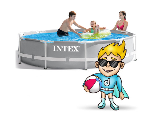 Басейн каркасний 15в1 INTEX 26702, 305 х 76 см + машина для створення бульбашок Басейн каркасний 15в1 INTEX 26702, 305 х 76 см + машина для створення бульбашок
