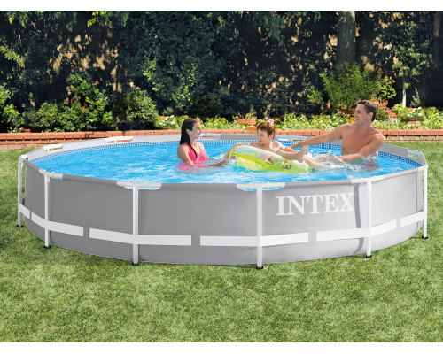 Басейн каркасний 16в1 INTEX 26712, 366 x 76 см + машина для створення бульбашок