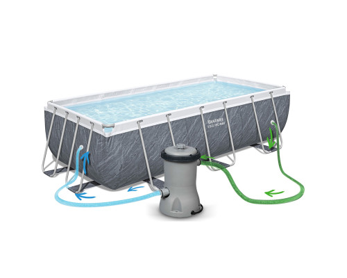 Басейн каркасний прямокутний 11в1 Bestway 56721, 404 x 201 x 100 см
