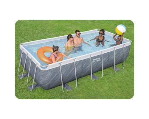 Басейн каркасний прямокутний 11в1 Bestway 56721, 404 x 201 x 100 см