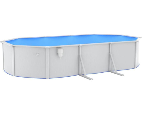 Басейн каркасний овальний vidaXL 610 x 360 x 120 см, білий Басейн каркасний овальний vidaXL 610 x 360 x 120 см, білий