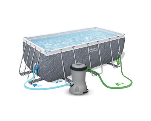 Басейн каркасний прямокутний 11в1 Bestway 56722, 412 x 201 x 122 см Басейн каркасний прямокутний 11в1 Bestway 56722, 412 x 201 x 122 см