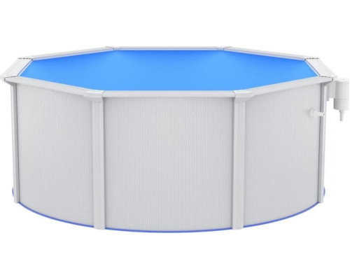Басейн каркасний vidaXL 300 x 120 см, білий + драбина Басейн каркасний vidaXL 300 x 120 см, білий + драбина