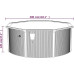 Басейн каркасний vidaXL 300 x 120 см, білий + драбина