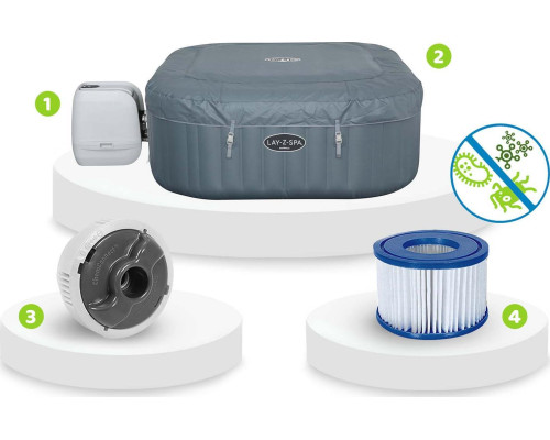 Джакузі-SPA надувне BESTWAY LAY-Z-SPA Hawaii HydroJet Pro 6-місне Джакузі-SPA надувне BESTWAY LAY-Z-SPA Hawaii HydroJet Pro 6-місне