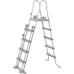 Басейн каркасний овальний Bestway 56448 Power Steel, 488 x 305 см - сірий