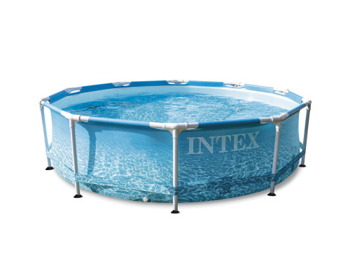 Басейн каркасний 6в1 INTEX 28206, 305 х 76 см, морський принт
