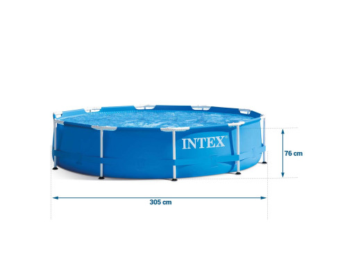 Басейн каркасний 16в1 INTEX 28200, 305 x 76 см, блакитний Басейн каркасний 16в1 INTEX 28200, 305 x 76 см, блакитний