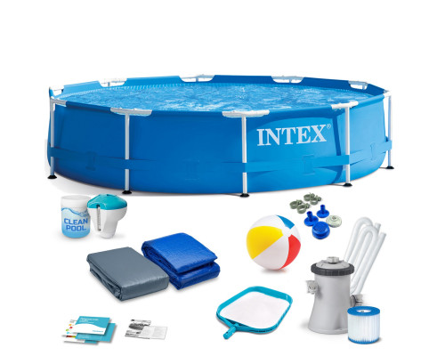Басейн каркасний 16в1 INTEX 28200, 305 x 76 см, блакитний Басейн каркасний 16в1 INTEX 28200, 305 x 76 см, блакитний