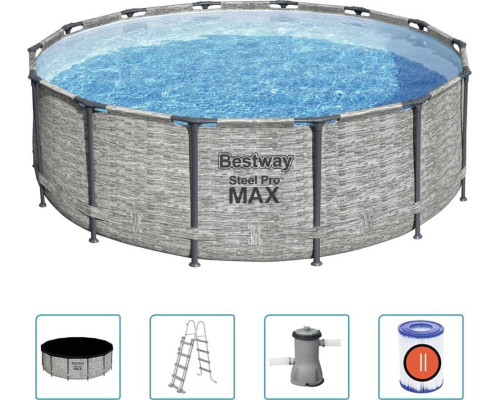 Басейн каркасний Bestway Power Steel, 427x122 см Басейн каркасний Bestway Power Steel, 427x122 см