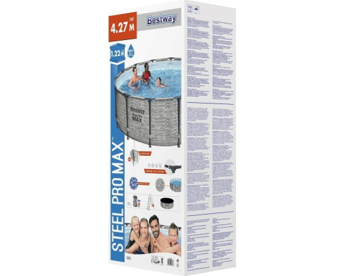 Басейн каркасний Bestway Power Steel, 427x122 см Басейн каркасний Bestway Power Steel, 427x122 см