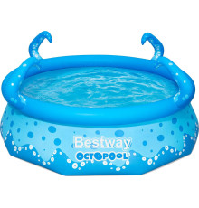 Басейн надувний Bestway Fish, 183 x 38 см