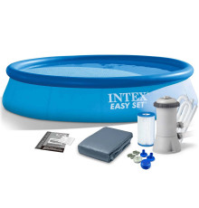 Басейн надувний 4в1 INTEX 28132, 366 x 76 см, блакитний