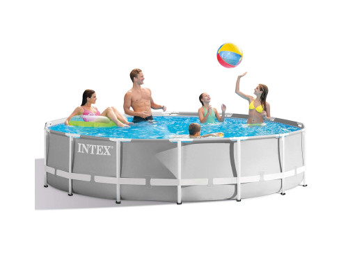 Басейн каркасний 21в1 INTEX 26720, 427 х 107 см, сірий Басейн каркасний 21в1 INTEX 26720, 427 х 107 см, сірий