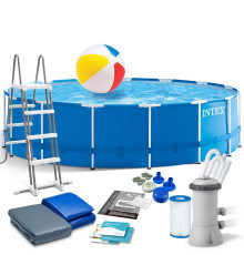 Басейн каркасний 12в1 INTEX 28242, 457 x 122 см, синій