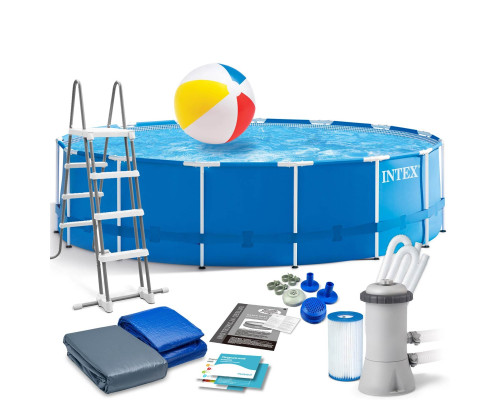 Басейн каркасний 12в1 INTEX 28242, 457 x 122 см, синій