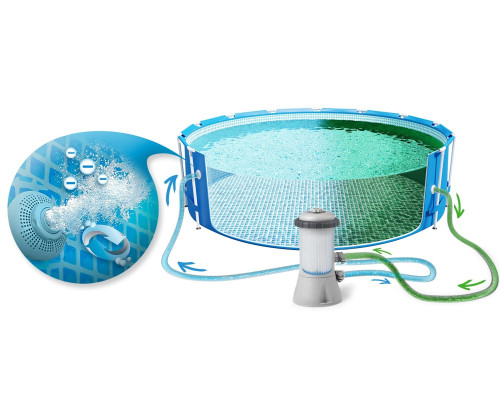 Басейн каркасний 12в1 INTEX 28242, 457 x 122 см, синій