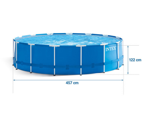 Басейн каркасний 12в1 INTEX 28242, 457 x 122 см, синій