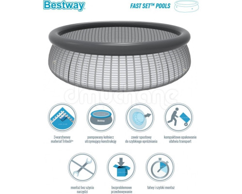 Басейн надувний 9в1 Bestway 396 x 84 см Басейн надувний 9в1 Bestway 396 x 84 см