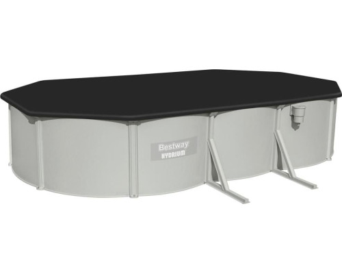 Басейн каркасний овальний Bestway 56369, 610x360x120 см Hydrium - сірий Басейн каркасний овальний Bestway 56369, 610x360x120 см Hydrium - сірий