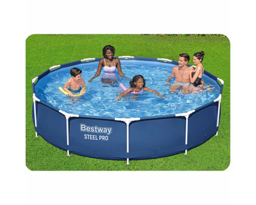 Басейн каркасний 16в1 Bestway 56681 366 x 76 см + машина для створення бульбашок Басейн каркасний 16в1 Bestway 56681 366 x 76 см + машина для створення бульбашок