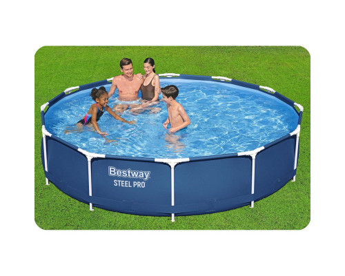 Басейн каркасний 16в1 Bestway 56681 366 x 76 см + машина для створення бульбашок Басейн каркасний 16в1 Bestway 56681 366 x 76 см + машина для створення бульбашок