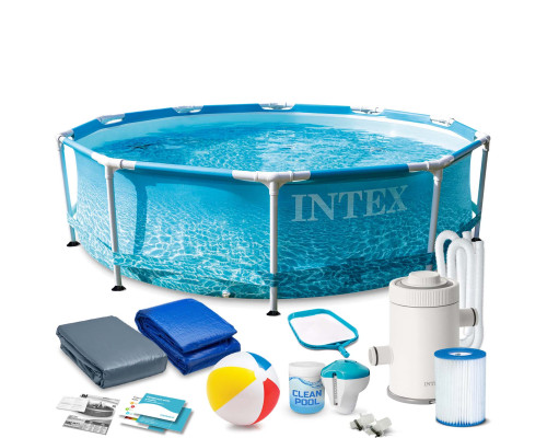 Басейн каркасний 16в1 Intex 28208 305 x 76 см Басейн каркасний 16в1 Intex 28208 305 x 76 см