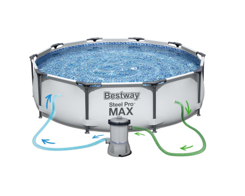 Басейн каркасний 17в1 Bestway 56408, 305 x 76 см Басейн каркасний 17в1 Bestway 56408, 305 x 76 см