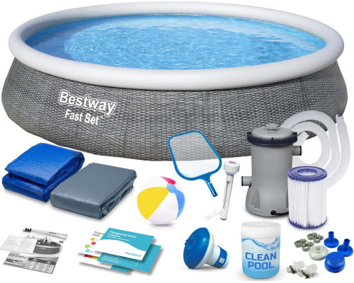 Басейн надувний 16в1 Bestway 57376, 396 см Басейн надувний 16в1 Bestway 57376, 396 см