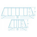 Басейн каркасний прямокутний 11в1 Bestway 404 x 201 x 100 см