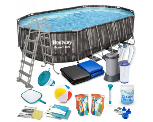 Басейн каркасний 18в1 Bestway 5611R, 610 × 366 × 122 см