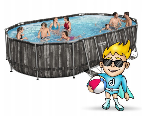 Басейн каркасний 18в1 Bestway 5611R, 610 × 366 × 122 см