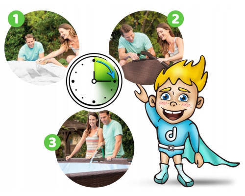 Басейн каркасний 18в1 Bestway 5611R, 610 × 366 × 122 см