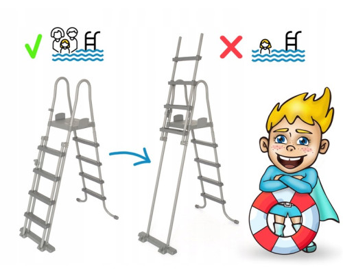 Басейн каркасний 18в1 Bestway 5611R, 610 × 366 × 122 см