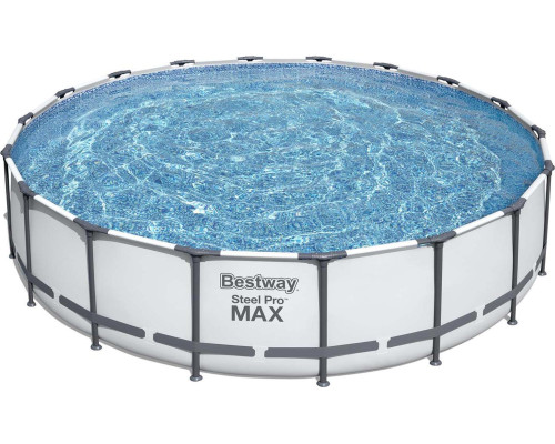 Басейн каркасний 18в1 Bestway 56462 Steel Pro Max 549 см - білий Басейн каркасний 18в1 Bestway 56462 Steel Pro Max 549 см - білий