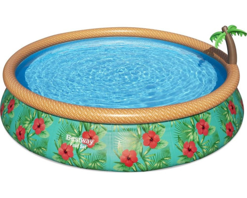 Басейн надувний 7в1 Bestway 57416 Fast Set Palm 457 см