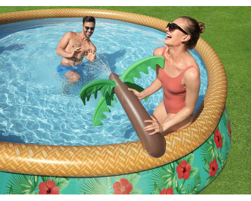 Басейн надувний 7в1 Bestway 57416 Fast Set Palm 457 см