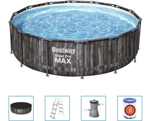 Басейн каркасний 19в1 Bestway 5612Z Steel Pro Max 488 см Басейн каркасний 19в1 Bestway 5612Z Steel Pro Max 488 см